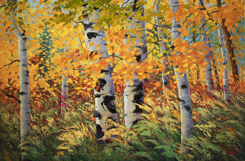 Late Fall Colors van Stanislav Sidorov, Schilderij te koop op Singulart