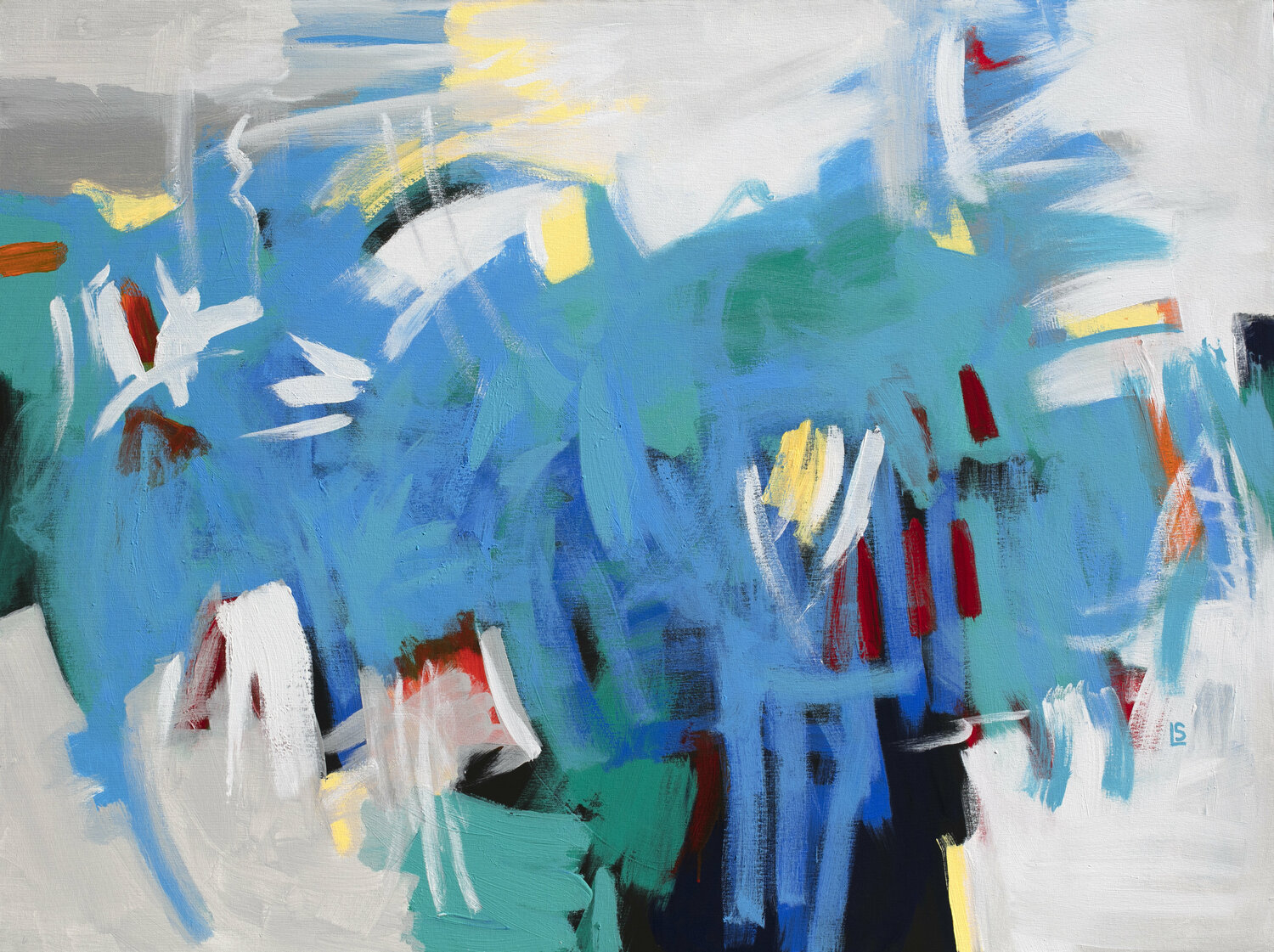 Abstract Motive. Turquoise fragrance. Stanislav Sidorov