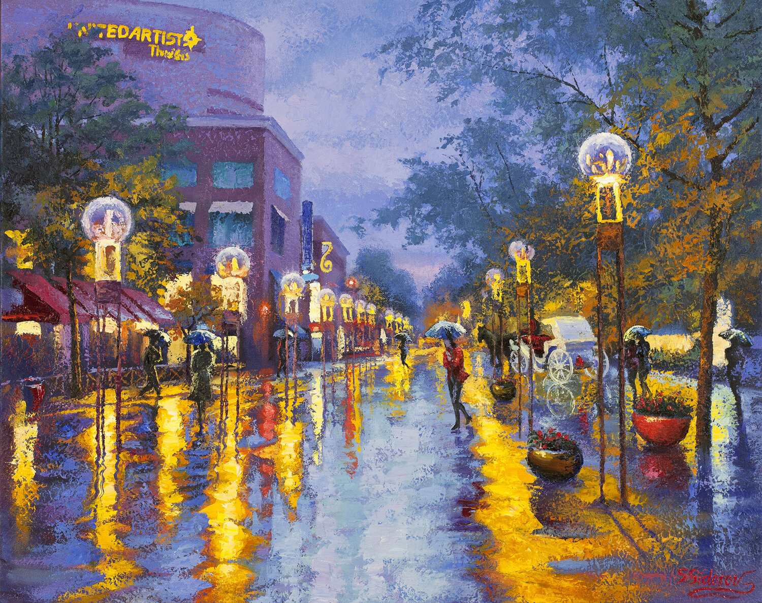 Azur Evening. 16th Street. Downtown Denver. Stanislav Sidorov