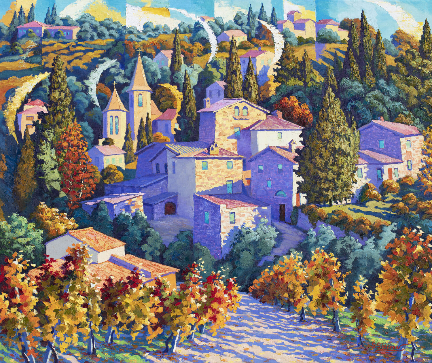 Evening Bells. Tuscany Stanislav Sidorov