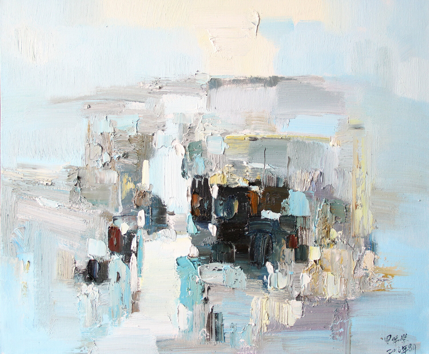 印象—丽江系列#3 by Weixue Luo (2016) : Painting Oil on Wood