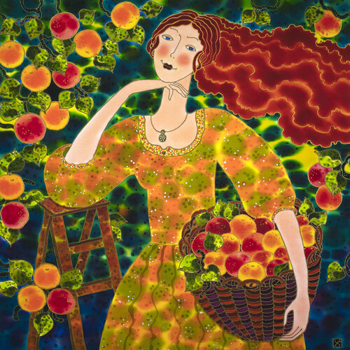 Apple Harvest Time van Yelena Sidorova, Schilderij te koop op Singulart