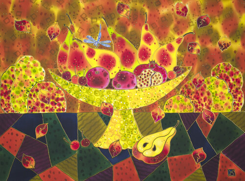 Still Life with Pears by Yelena Sidorova, Painting for Sale on Singulart