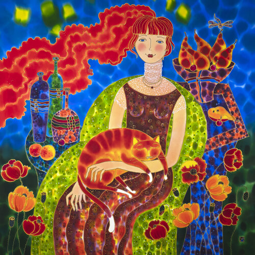 Orange Summer van Yelena Sidorova, Schilderij te koop op Singulart
