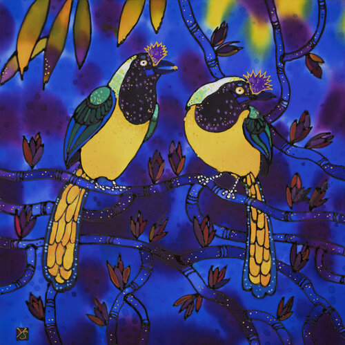 Love Birds van Yelena Sidorova, Schilderij te koop op Singulart
