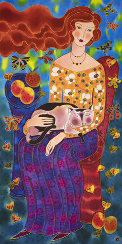 Butterflies and Fruits van Yelena Sidorova, Schilderij te koop op Singulart
