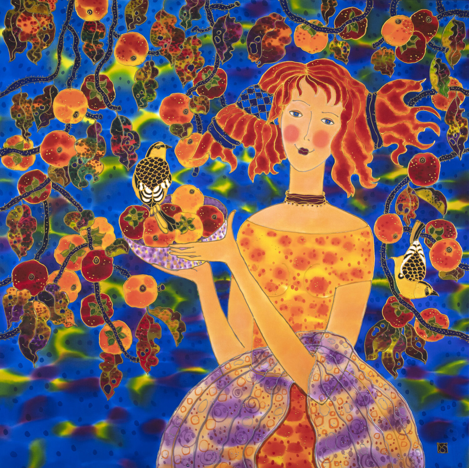 Persimmon Harvest Yelena Sidorova