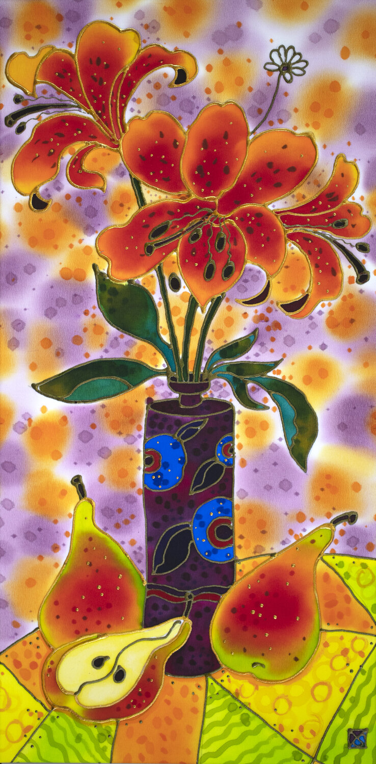 Still Life with Pears Yelena Sidorova Original painting for sale