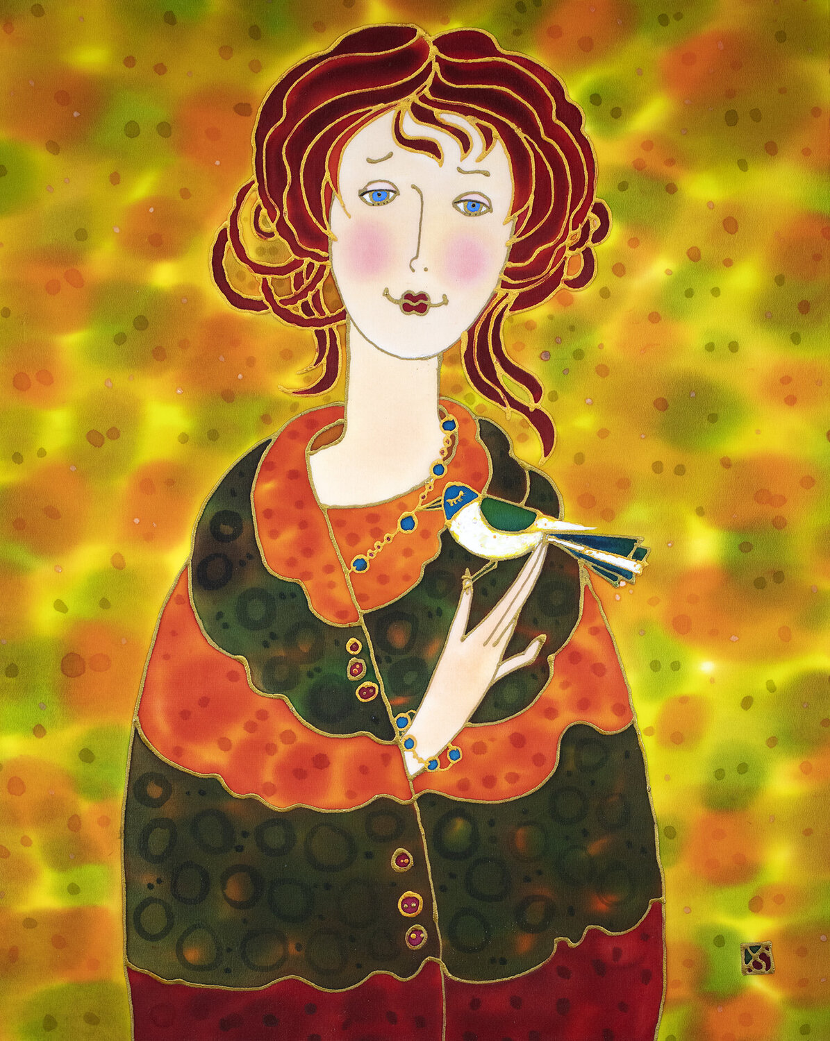 The Bird Yelena Sidorova Original painting for sale