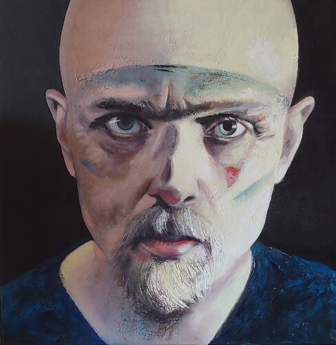 Colleague in lockdown, Canada van Anita de Harde, Schilderij te koop op Singulart