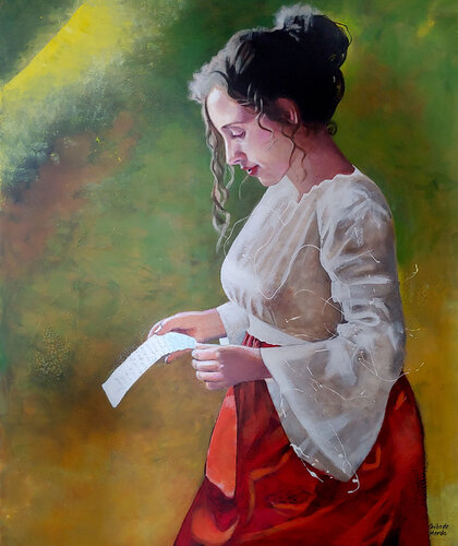 The loveletter van Anita de Harde, Schilderij te koop op Singulart