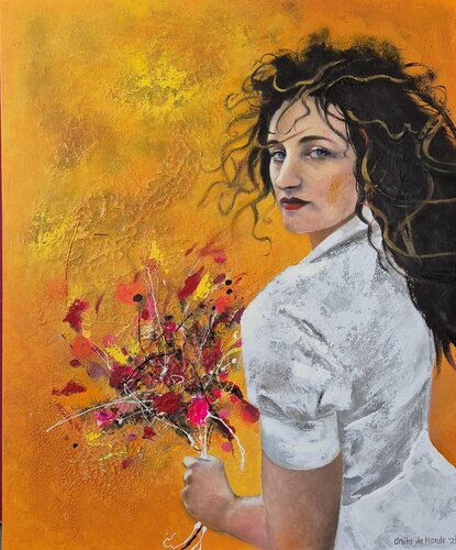Don't Look Back van Anita de Harde, Schilderij te koop op Singulart