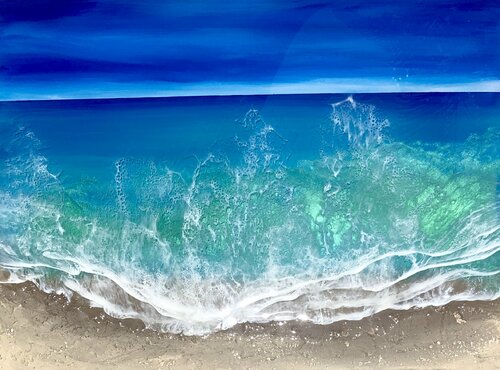 Ocean Waves #13 di Ana Hefco, Pittura in vendita su Singulart