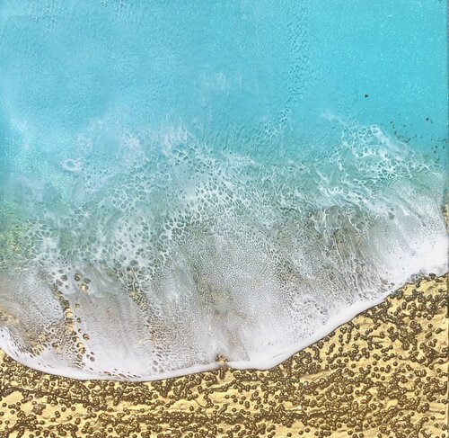 Teal Waves #41 Ana Hefco
