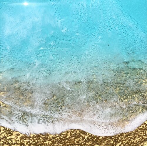 Teal Waves #45 Ana Hefco