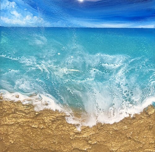 Ocean Waves #32 di Ana Hefco, Pittura in vendita su Singulart