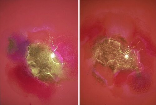 Coral Dreams _ Togetherness di Ana Hefco, Pittura in vendita su Singulart