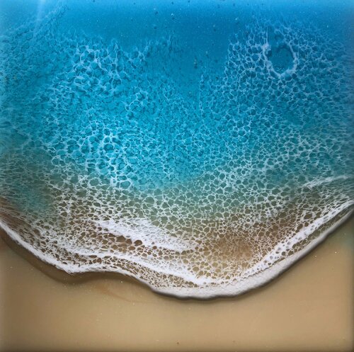 White Sand Beach #39 de Ana Hefco, Pintura a la venta en Singulart