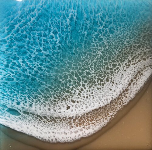 White Sand Beach #40 van Ana Hefco, Schilderij te koop op Singulart