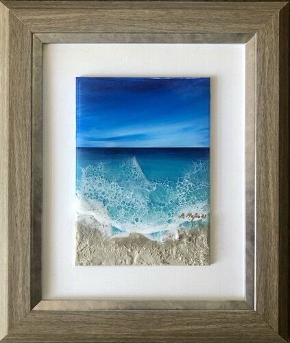 Ocean Waves #28 van Ana Hefco, Schilderij te koop op Singulart