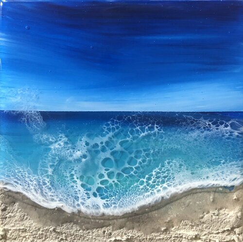 Ocean Waves #17 van Ana Hefco, Schilderij te koop op Singulart