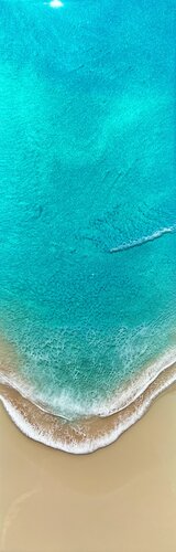 In the mood for love - Beach painting van Ana Hefco, Schilderij te koop op Singulart