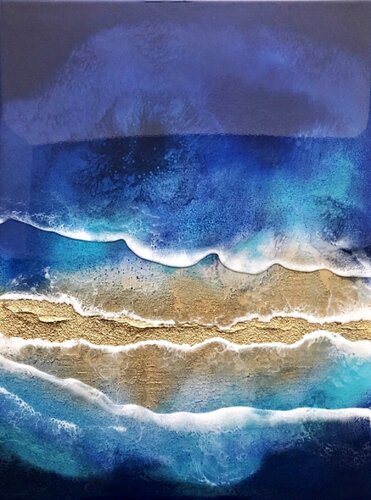 Between Waves van Ana Hefco, Schilderij te koop op Singulart