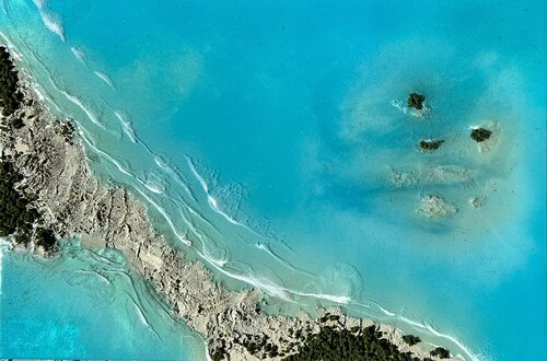 The ocean from the sky von Ana Hefco, Malerei kaufen auf Singulart