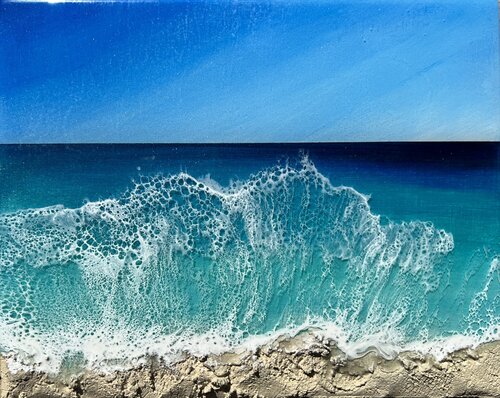 One wave is enough di Ana Hefco, Pittura in vendita su Singulart