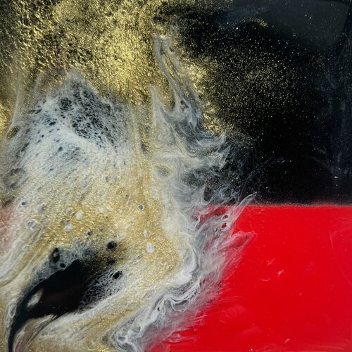 Black and white - Passion von Ana Hefco, Malerei kaufen auf Singulart