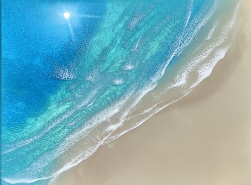 The beach - ocean painting von Ana Hefco, Malerei kaufen auf Singulart