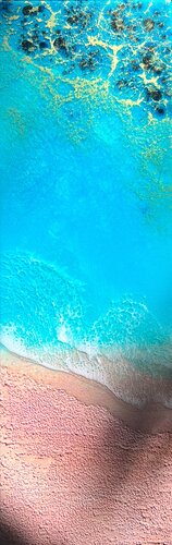 Pink Sand Beach - Bahamas #3 van Ana Hefco, Schilderij te koop op Singulart