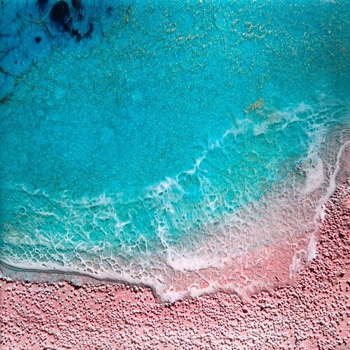 Pink Sand Beach - Bahamas #4 van Ana Hefco, Schilderij te koop op Singulart