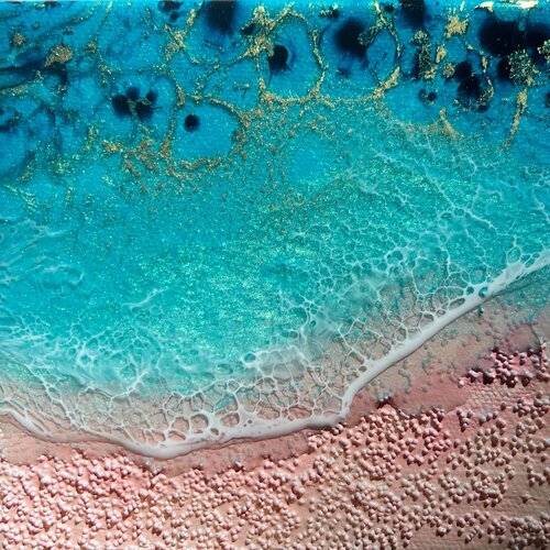 Pink Sand Beach - Bahamas #7 van Ana Hefco, Schilderij te koop op Singulart