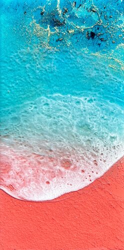 Pink Sand Beach - Elafonisi Beach Greece #5 van Ana Hefco, Schilderij te koop op Singulart