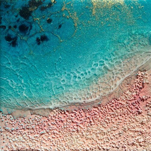 Pink Sand Beach - Bahamas #8 van Ana Hefco, Schilderij te koop op Singulart