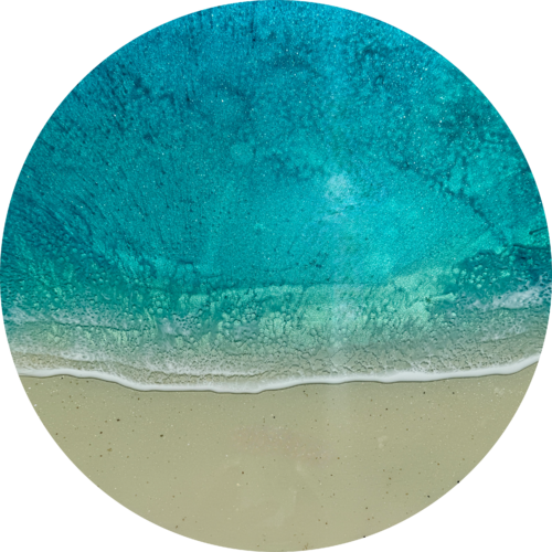 Round ocean #102 von Ana Hefco, Malerei kaufen auf Singulart
