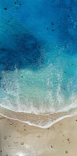 Quiet Blue de Ana Hefco, Pintura a la venta en Singulart