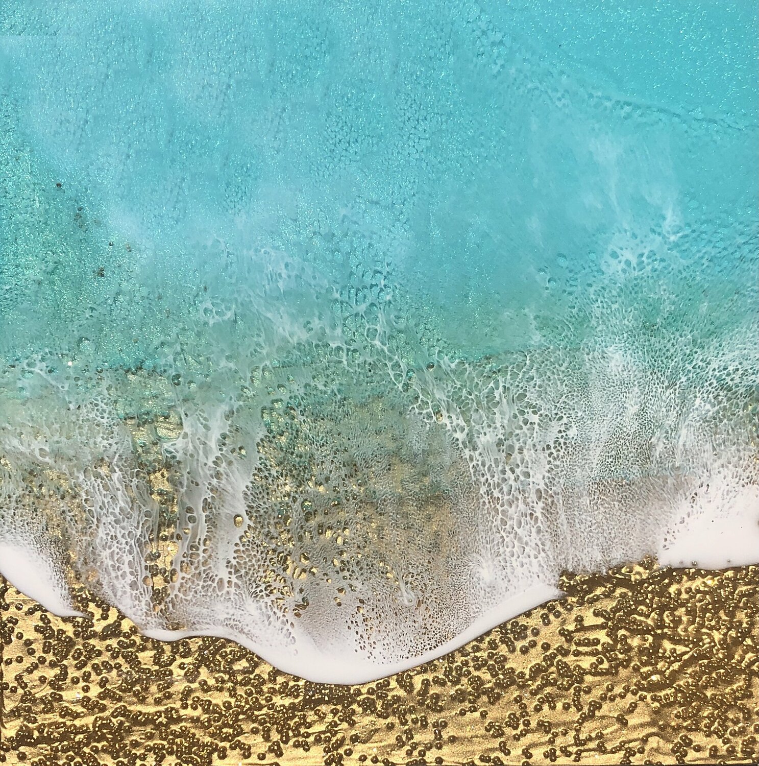 Teal Waves #40 Ana Hefco