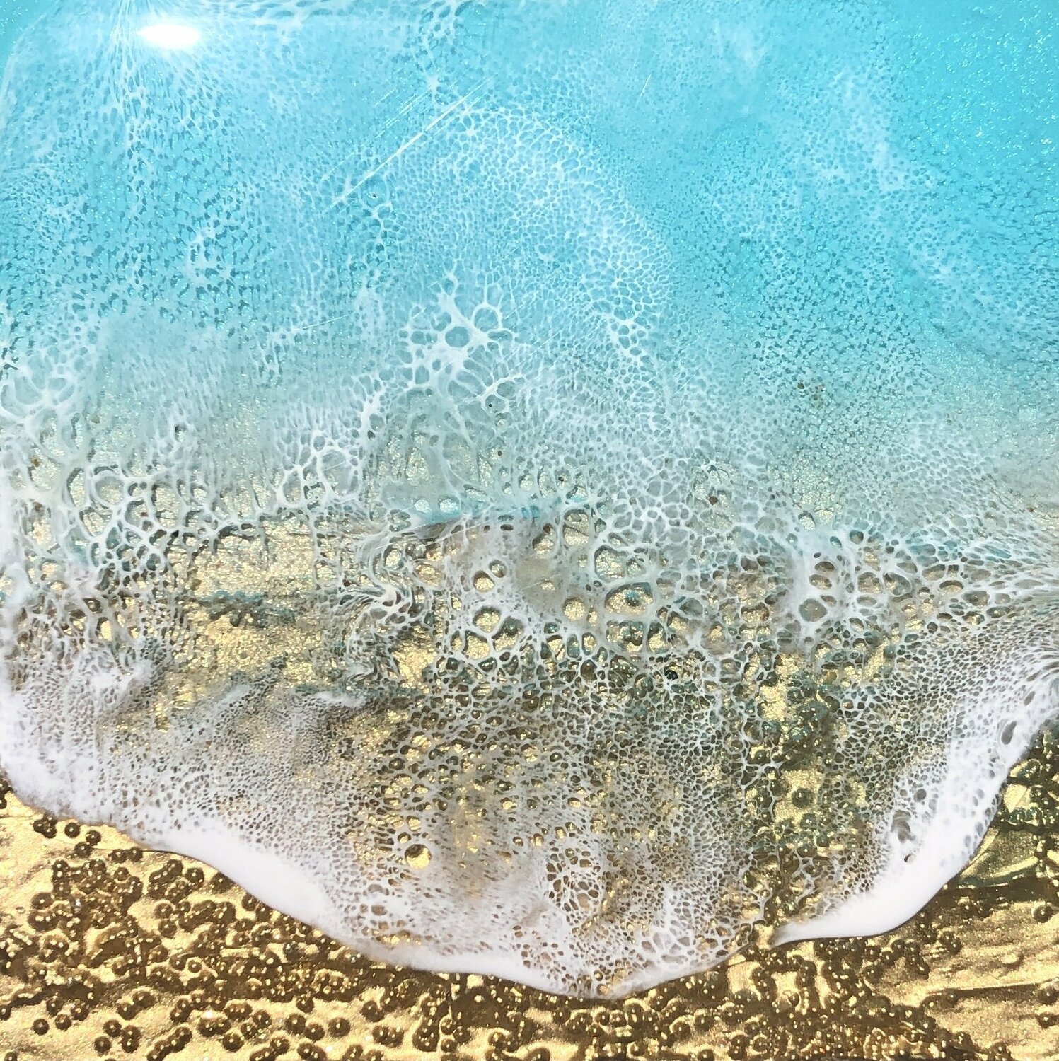 Teal Waves #42 Ana Hefco