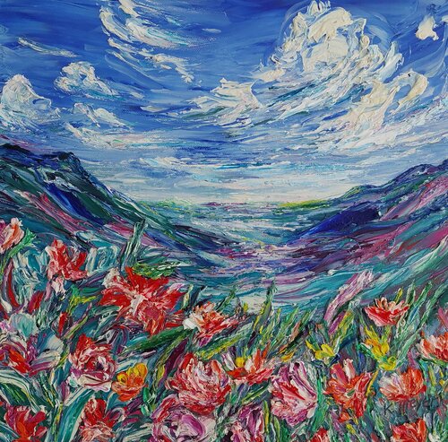 In die Ferne schweifen de Kerstin Meyer, Pintura a la venta en Singulart