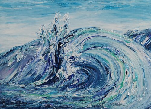 Wave by Kerstin Meyer, Painting for Sale on Singulart