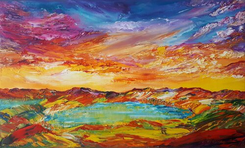 Von oben van Kerstin Meyer, Schilderij te koop op Singulart