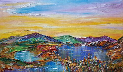 Salzsee by Kerstin Meyer, Painting for Sale on Singulart