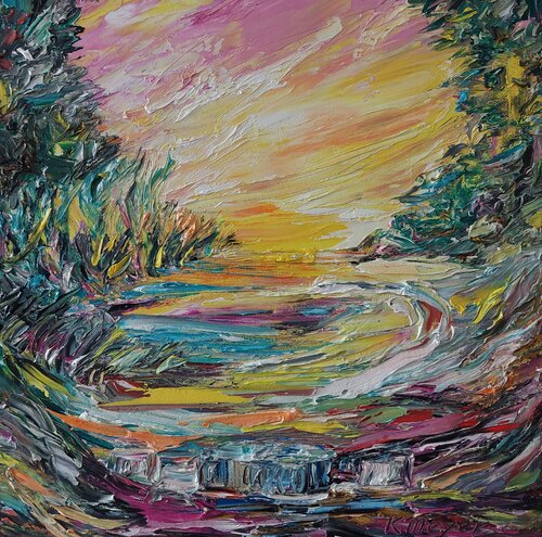 Lichtung van Kerstin Meyer, Schilderij te koop op Singulart