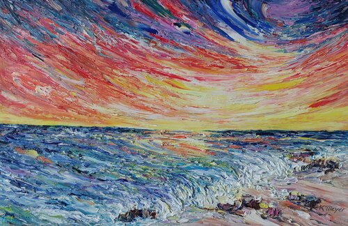 Am Meer by Kerstin Meyer, Painting for Sale on Singulart