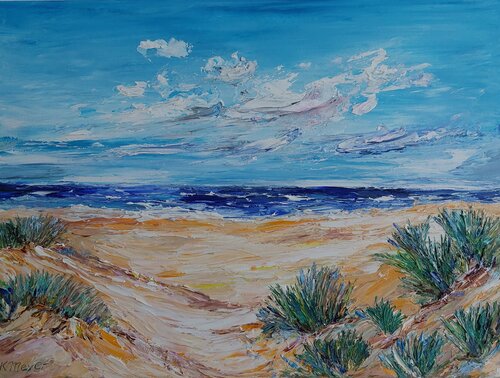 Strand und Meer van Kerstin Meyer, Schilderij te koop op Singulart