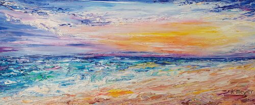 Strand und Meer di Kerstin Meyer, Pittura in vendita su Singulart