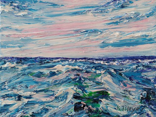 Wellengang by Kerstin Meyer, Painting for Sale on Singulart