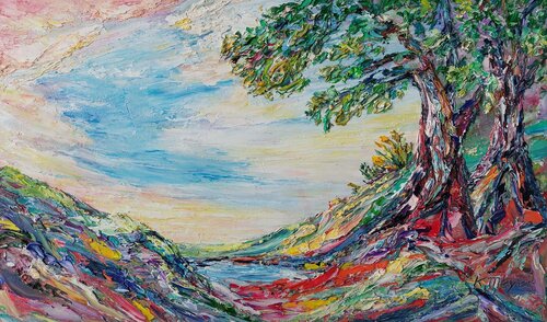 In die Ferne by Kerstin Meyer, Painting for Sale on Singulart